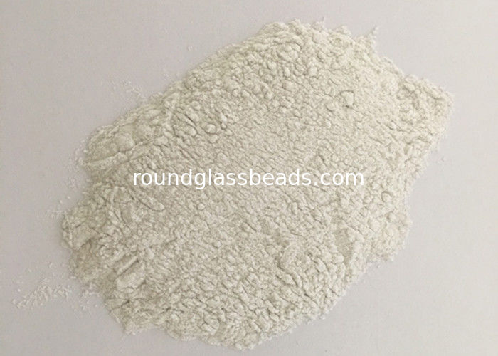 71.6% Sio2 Fused Silica Powder , 680kg/Mm2 Crushed Glass Beads